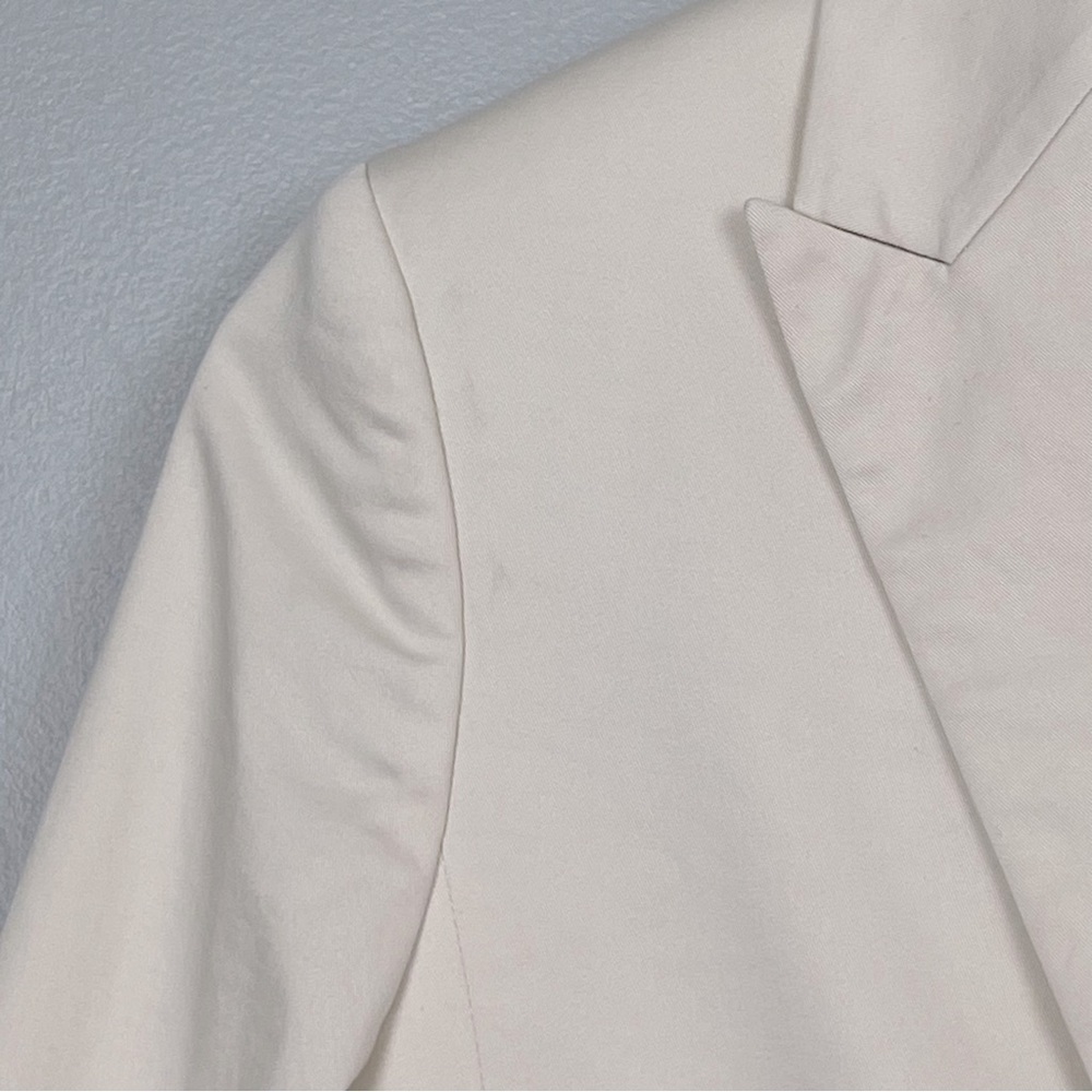 J.Crew ivory cotton Double Breasted Alfie blazer, size 2. - Picture 11 of 11